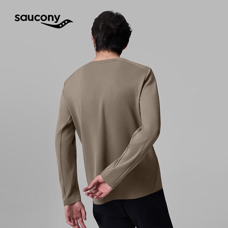SAUCONY Men's Breathable Knit Long-Sleeve T-Shirt
