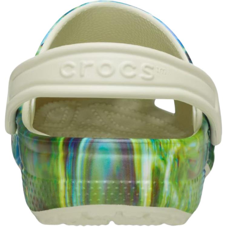 Crocs Toddler Classic Under The Sea Clog Bone Comfort Slip On 211266-2Y2