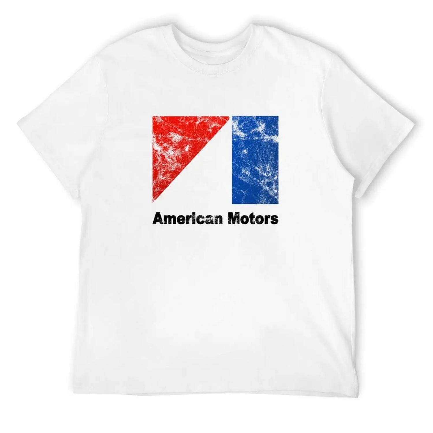 

American Motors AMC (distressed) T-Shirt oversized shirts graphic men clothing XXXXXL білий