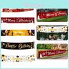 Colorful Merry Christmas Banner Sign Perfect For Indoor And Outdoor Holiday Decor Featuring Santa