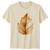 Beautiful Watercolor Autumn Fall Leaf T-Shirt Foliage Nature Thanksgiving