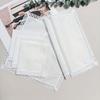 6Pcs Small Size Wedding Handkerchief Pure White Small Square Towel Elegant Lace Handkerchief