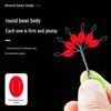 Luminous Silicone Space Beans: Large Olive Fishing Stoppers for Sea Fishing and Long Cast Anchors.