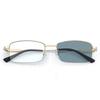 Memory Titanium Pochromic Multifocus Reading Glasses Men Women  Progressive Anti-blue Ray Half Rim Presbyopic Eyeglasses