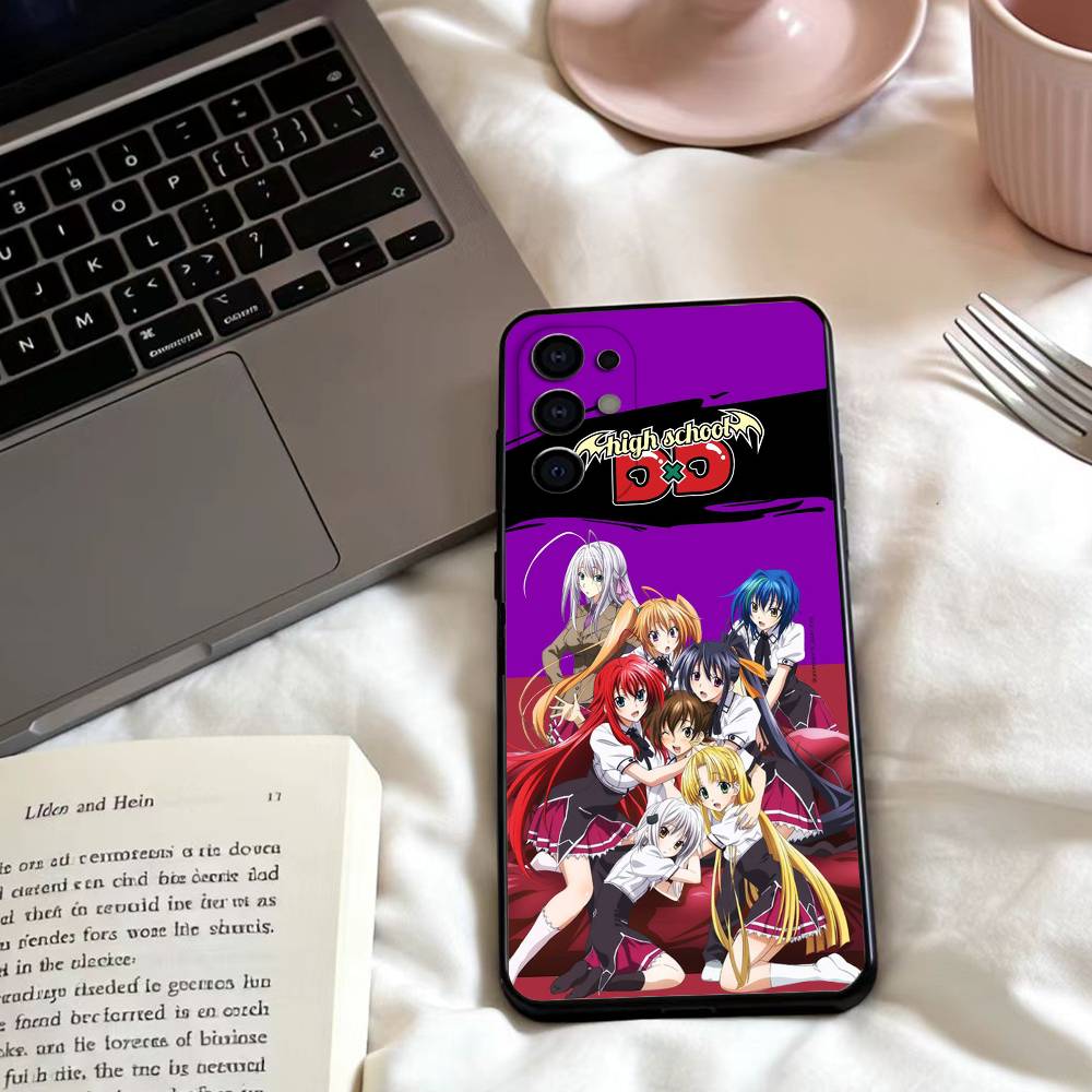 H-High School DXD H-HERO  Phone Case For Samsung S25,24,23,22,30,21,10,9,Ultra,Plus,Lite,FE,4,5 G Soft Black Case