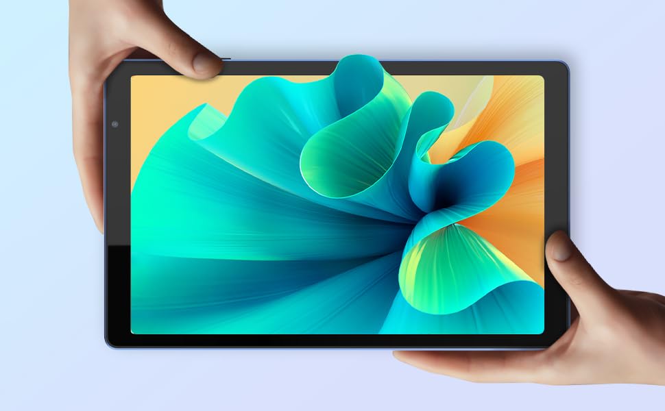 Palcový Android 12 32GB ROM 1TB Procesor 4GB RAM Duální fotoaparát IPS HD dotyková obrazovka Android Tablet 10.1 Tablet, Rozšiřitelný, 6000mAh, Čtyřjádrový tablet, 2,4G