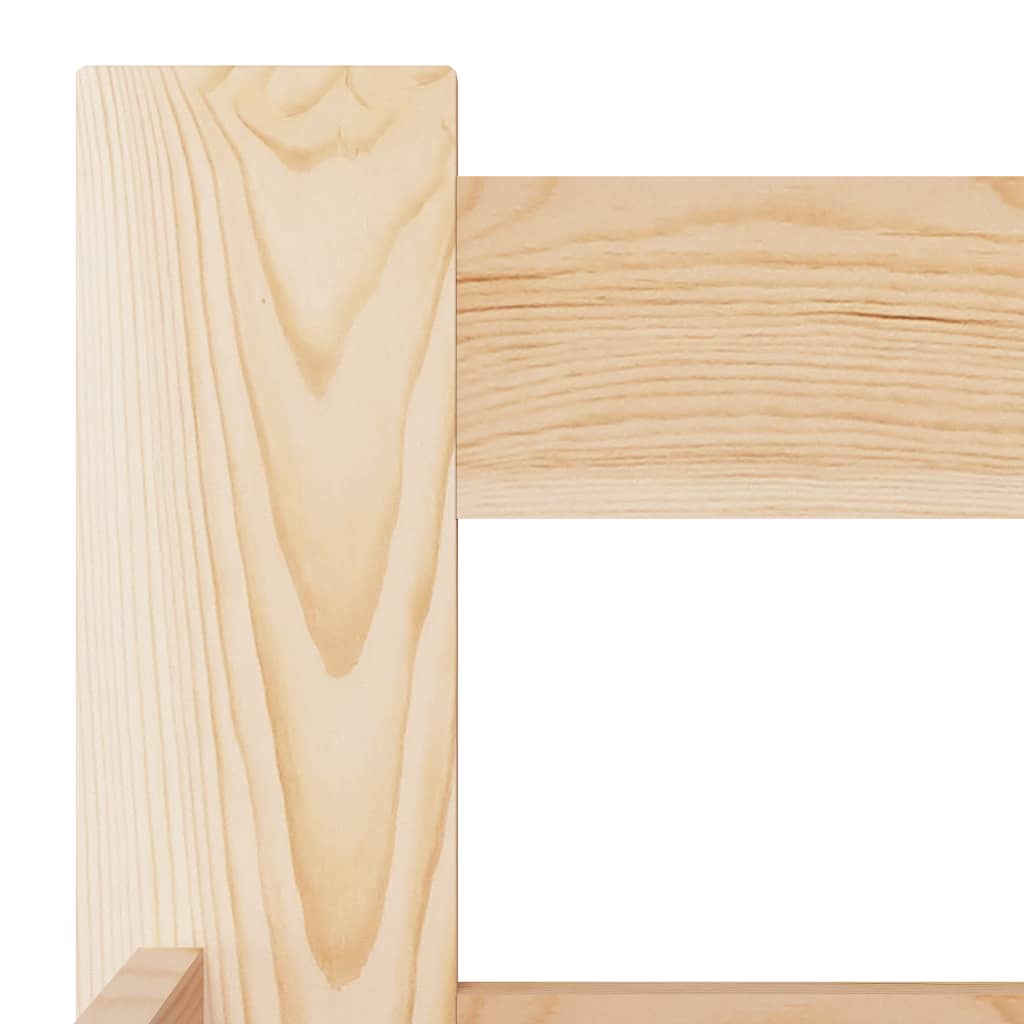 Solid Pine Wood Bed Frame 120 X 200 Cm