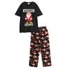 Snow White And The Seven Dwarfs Mens Grumpy Short-Sleeved Long Pyjama Set