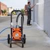 Diaphragm Airless Paint Sprayer, 900 W Efficient Cart Airless Paint Sprayer, 2200 Psi High Pressure, with Extension Pole, Cleaning Needle and Brush,