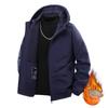 Fleece Thickened Jacket North Male Men's and Women's Autumn and Winter Hooded Tooling Jacket