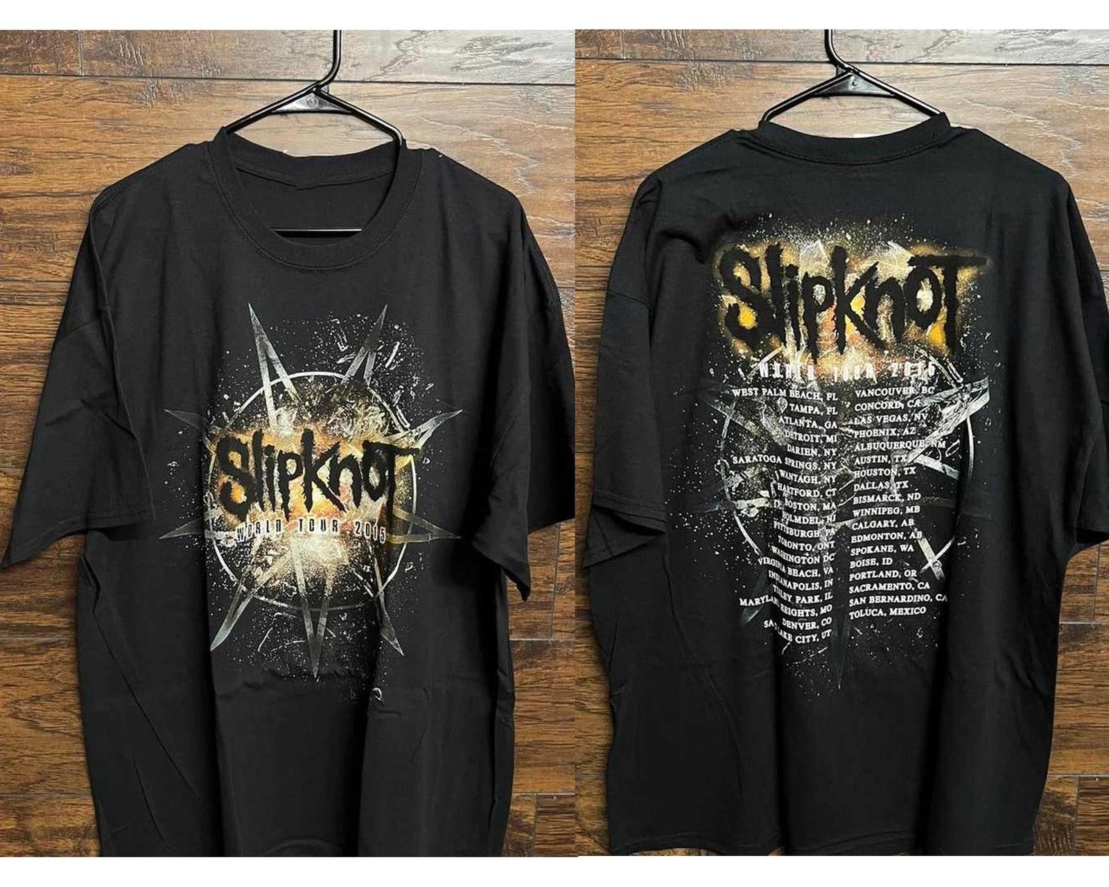 VTG Slipknot Smashed 2015 World Tour Shirt S-5XL 2XL