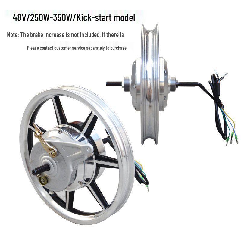 14-inch Folding Electric Bike: Dual Drive, 350W/500W High-Speed Brushless Motor, 36V/48V