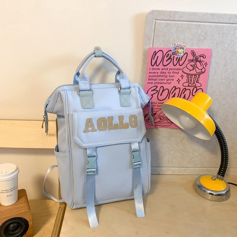 

Рюкзак для учащихся младших классов, школьный рюкзак, мужской и женский рюкзак большой емкости синий