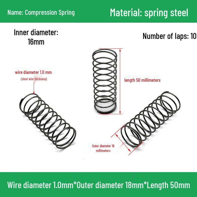 Heavy Duty Y-Type Compression Spring Shock Absorber, 1.0mm Wire Diameter, Outer Diameter 5-20mm.