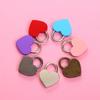 Gift Jewelry Box with Key Zinc Zinc Zinc Alloy Heart Shape Travel Hardware Love Heart Lock Locks Padlock