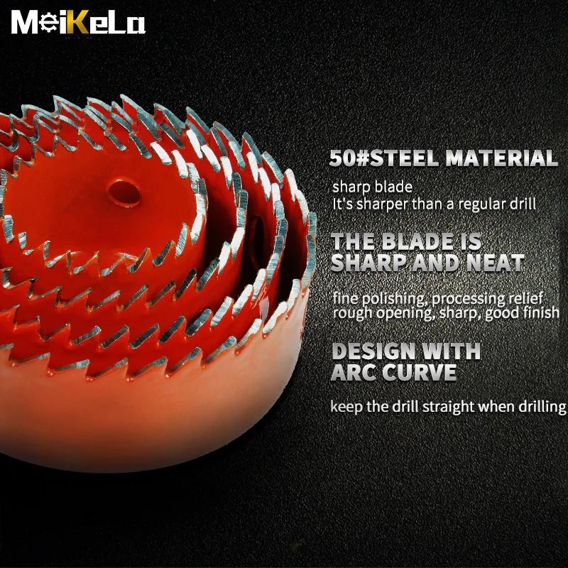 Hole Saw Set,Metal Core, 19-127mm Saw Cup Wood Crown, Drill Bit For Wood ,Woodworking Tools