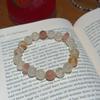 Elegant Yellow Citrine Transparent Bracelet for Women - Light Luxury Single Strand, Gentle Style for Wealth & Beauty