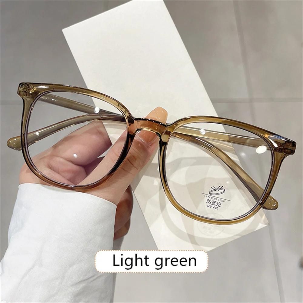 New Anti-blue Light Glasses Men Women Fashion Transparent Computer Glasses Frame Retro Myopia Glasses Square Eyeglasses