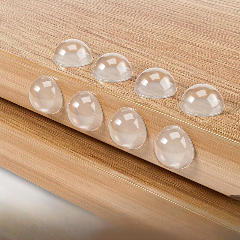 Silicone Anti-collision Pads for Door Handles Anti-collision Particle Protectors for the Rear Wall of the Refrigerator Door Stop