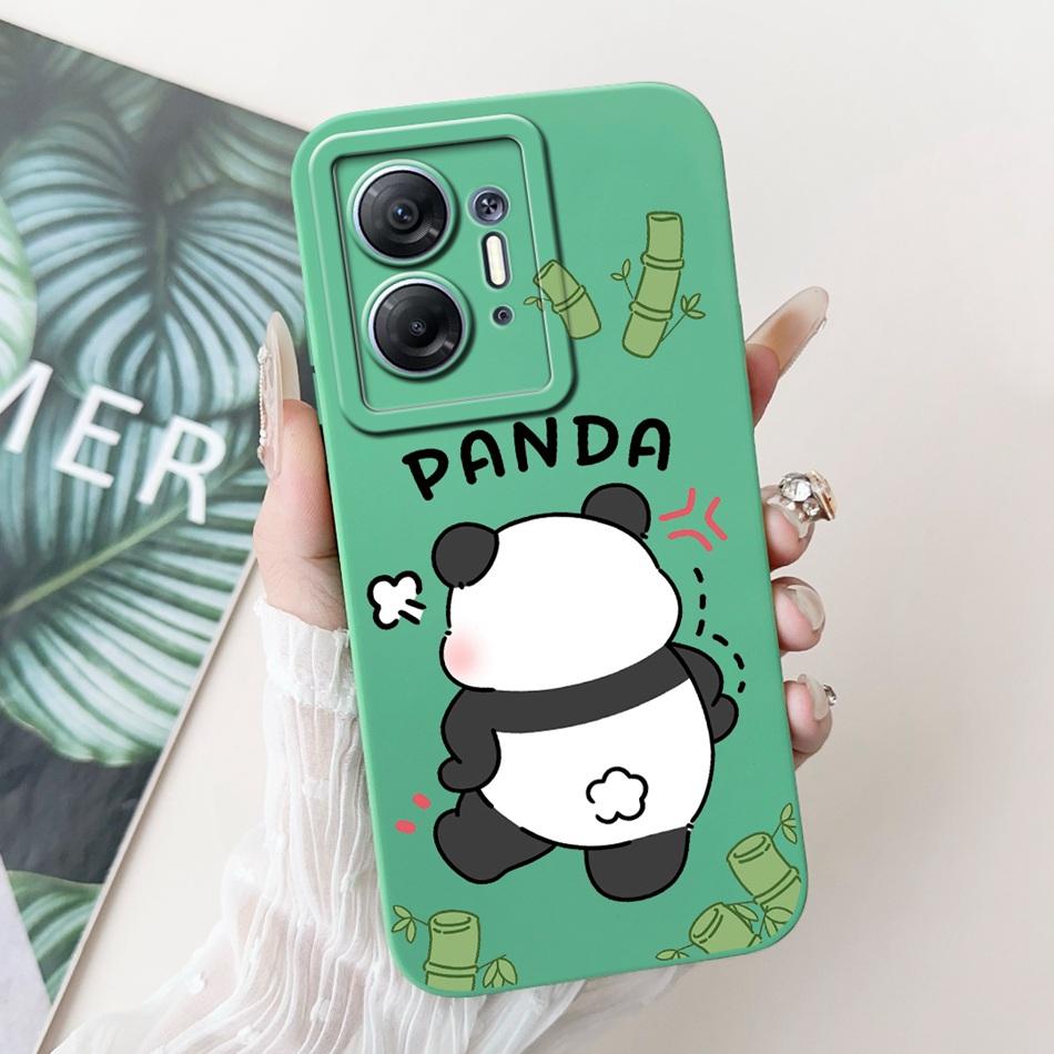 For Infinix Hot 30 5G Cute Panda Rabbit Cartoon Phone Case For Infinix Hot30 5G X6832 Soft Silicone Shockproof Cases