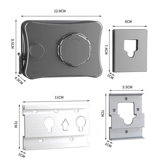 5.1M Wall Mount Retractable Clothesline Adjustable Retracting Invisible Heavy Duty Stainless Steel Wire Indoor Outdoor Balcony Laundry Clothes Drying