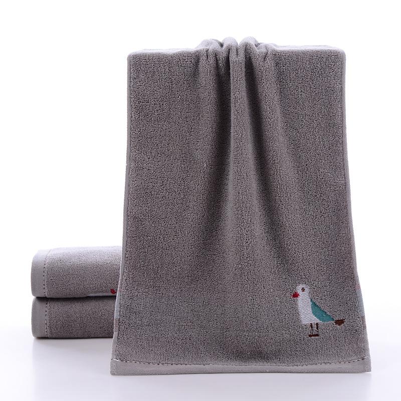 

Хлопковые полотенца Хлопковые бытовые полотенца для лица Ручные подарки Однотонные полотенца Вышитые 34*74cm