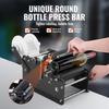 Manual Round Labeling Machine, 15-20pcs/min, Bottle Label Applicator for Round Bottles, Adjustable Manual Round Bottle Labeler Suitable for Bottle