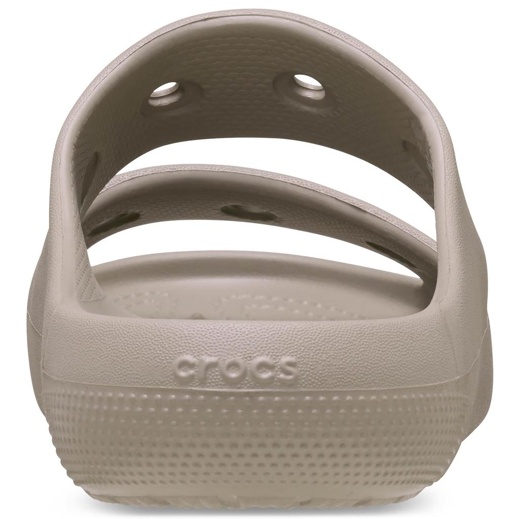 Crocs Classic 2.0 Slide Sandals, Taupe, Size 10 Women/8 Men, Unisex
