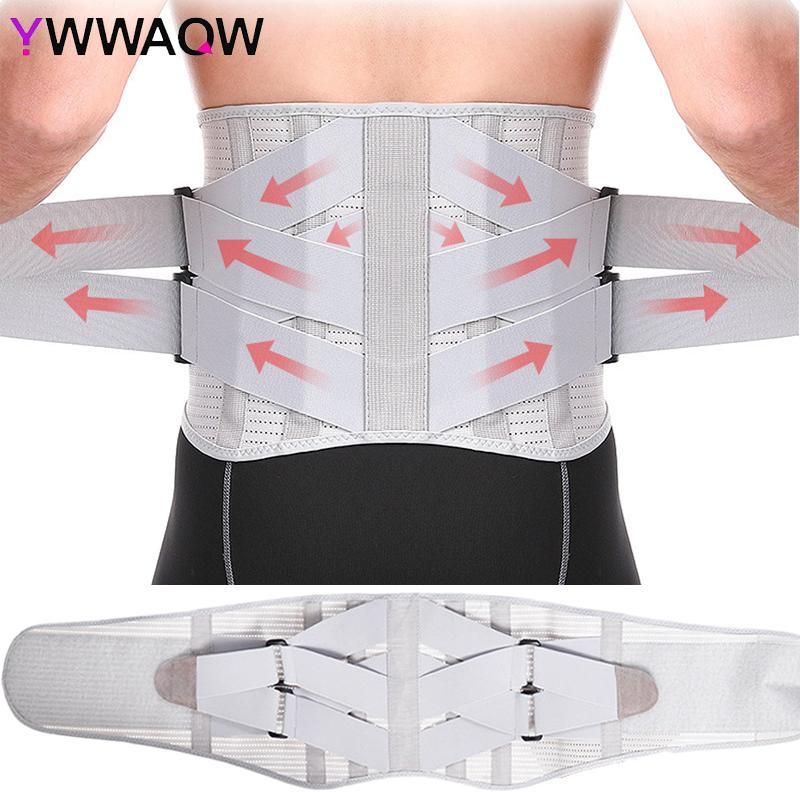 Breathable Back Support Belt For Back Pain Relief Lumbar Brace For Men Women Anti-Skid Sciatica Support