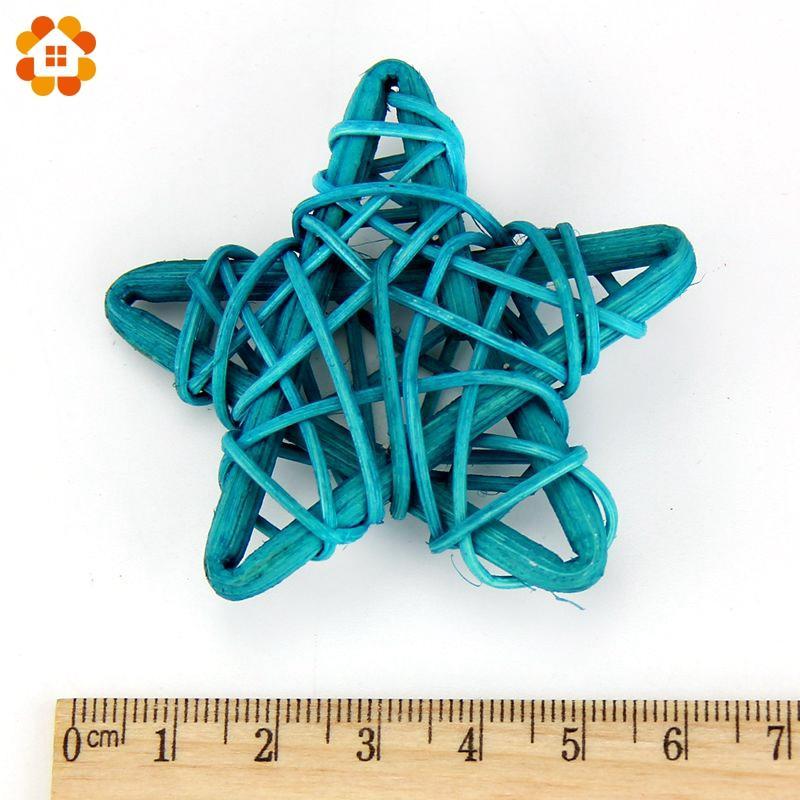 Rattan Star Sepak Takraw Acasa Nunta Craciun Ornamente DIY Minge Rattan Jucarii Copii Decoratiuni