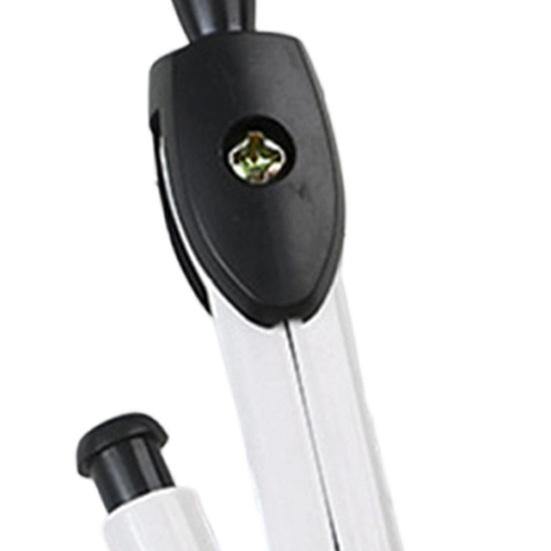 Set Bussola Metallica 2-in-1 con Matita Automatica Strumento per Disegno Geometrico per Studenti Ufficio Portatile Preciso Scatola di Conservazione per Matematica Arte & Ingegneria