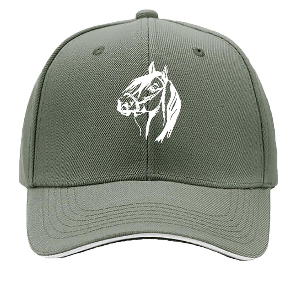 Outdoor Horse Print Unisexs Casual HipHop Bucket Hat Driver Sports Running Breathable Snapback Sandwich Baseball Cap