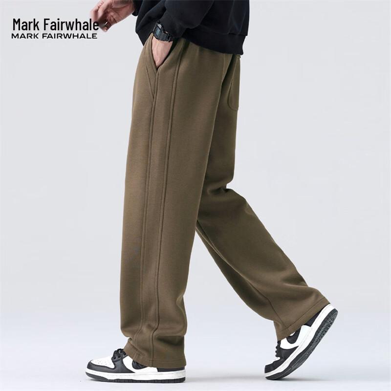 MARK FAIRWHALE Men's Casual Loose Straight-Leg Sweatpants