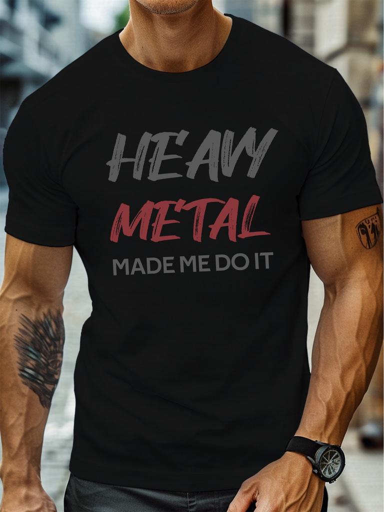 Plus-Size Men'S T-Shirt, Comfortable And Versatile, Easy And Clean, Featuring an ECO WARRIOR Environmental Design for Summer Casual Wear with a Round