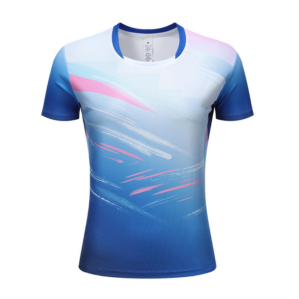 High-End Quick-Drying Badminton & Table Tennis Uniform Set for Men & Women, Short-Sleeved Top 3XL