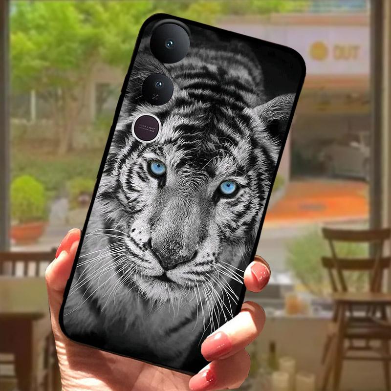 For Vivo V50 Lite 4G Case V2441 Cover Fashion Lion Painted Soft TPU Silicone Phone Case For Vivo V 50 V50Lite 5G V2440 Fundas