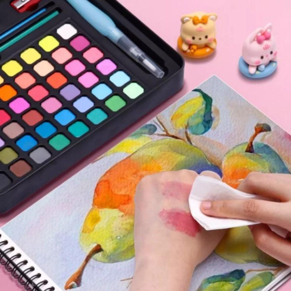 15/16Pcs 24/36/48/60/72 Colors Professional Watercolors Set Travel Watercolor Set  Art Creation