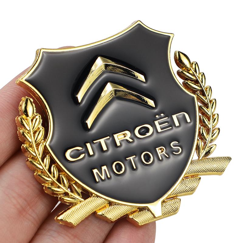 APG1  3D Metal Car Emblem Badges Stickers Car Window Sticker For Citroen C4 C3 C2 C1 Berlingo Xsara Grand Picasso Car Styling Paster