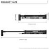 RIDERACE Bicycle Pump With Gauge High-pressure Hand Tire Air Inflator Schrader Presta Valve AV FV Portable Bike Air Shock Pump