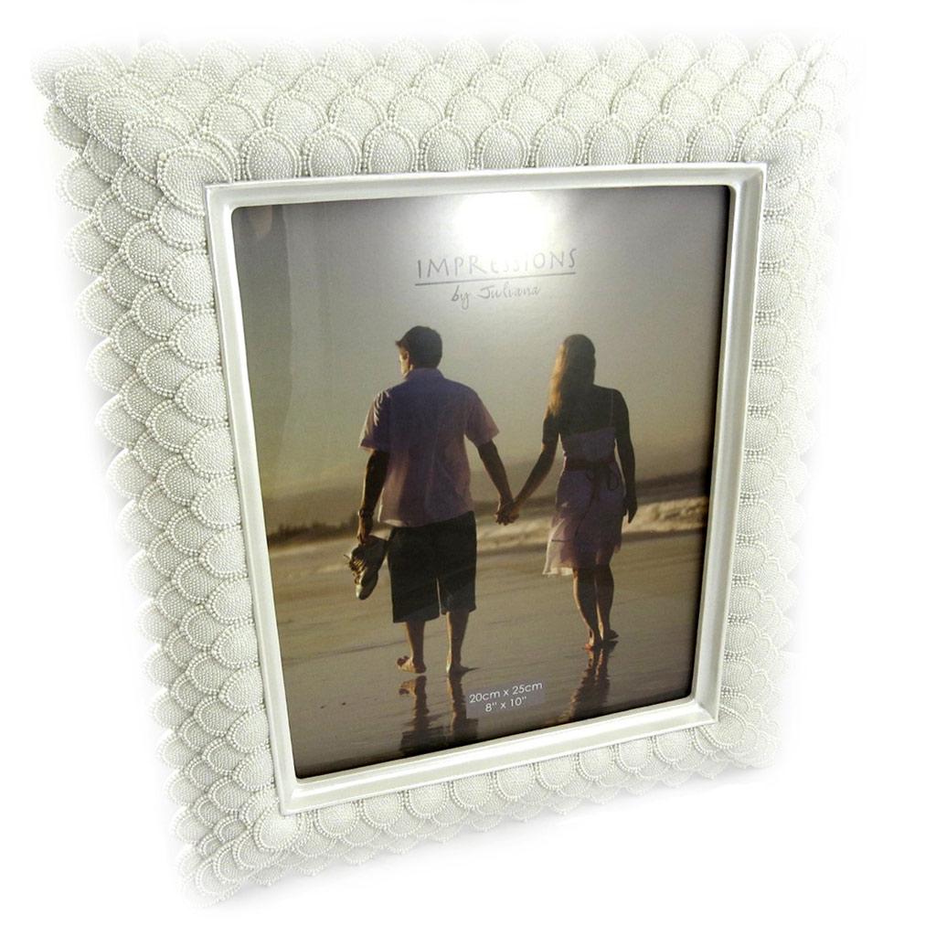 Les Trésors De Lily [L3267] - Cadre Photo 'Sissi' blanc rétro (20x25 cm)