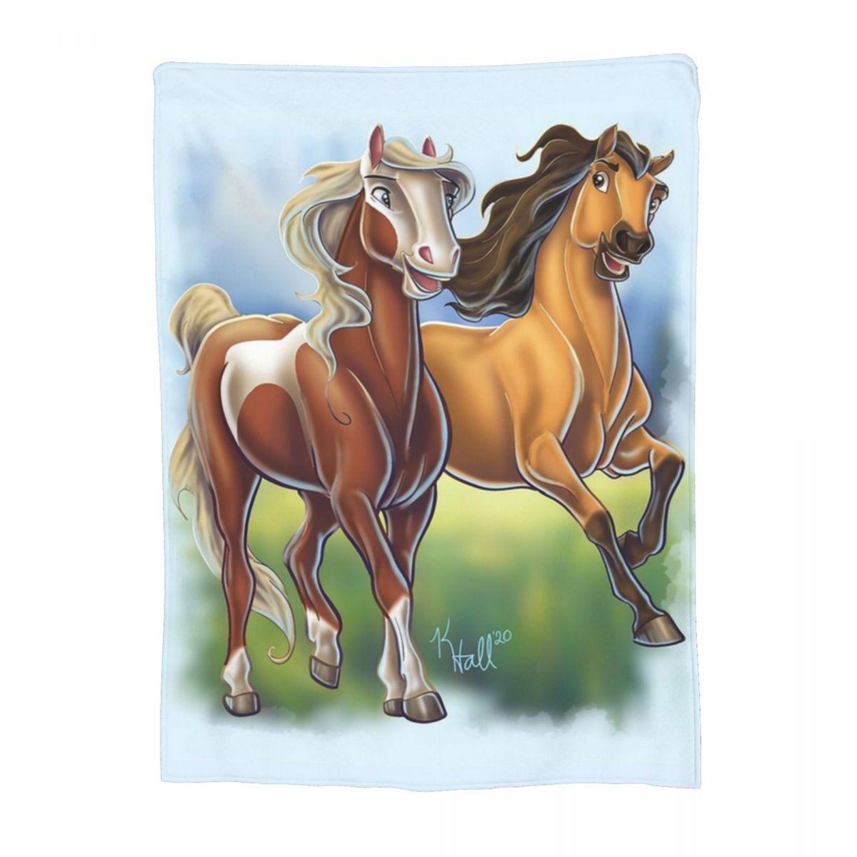 Spirit And Rain Blanket Fleece Lightweight Sofa Throw Blankets For Couch Bedding Office Throws Bedspread Quilt 30x40in