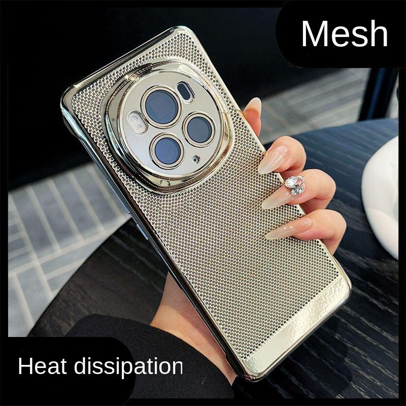 For Huawei Honor Magic 6 Pro Case Hard PC Luxury Plating Gold Slim Heat Dissipation Protective Back Cover Case For Magic 6 5 Pro