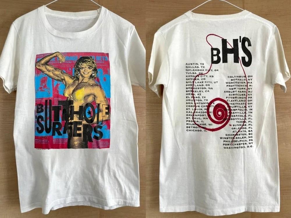 

Butthole Surfers Independent Worm Saloon Shirt White Size S5XL Unisex T-Shirt S