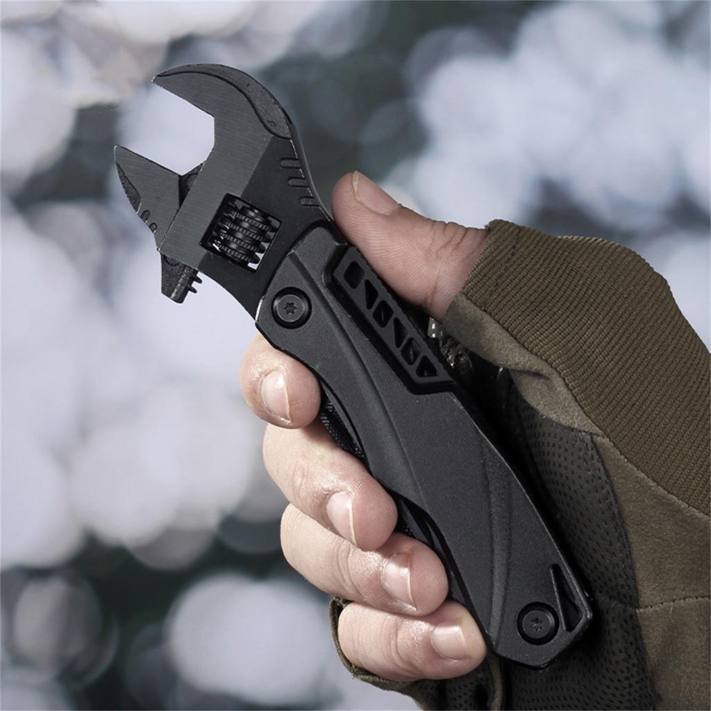 Outdoor Camping Multifunctional Pliers Multi-purpose Adjustable Folding Knife Saw EDC Combination Tool