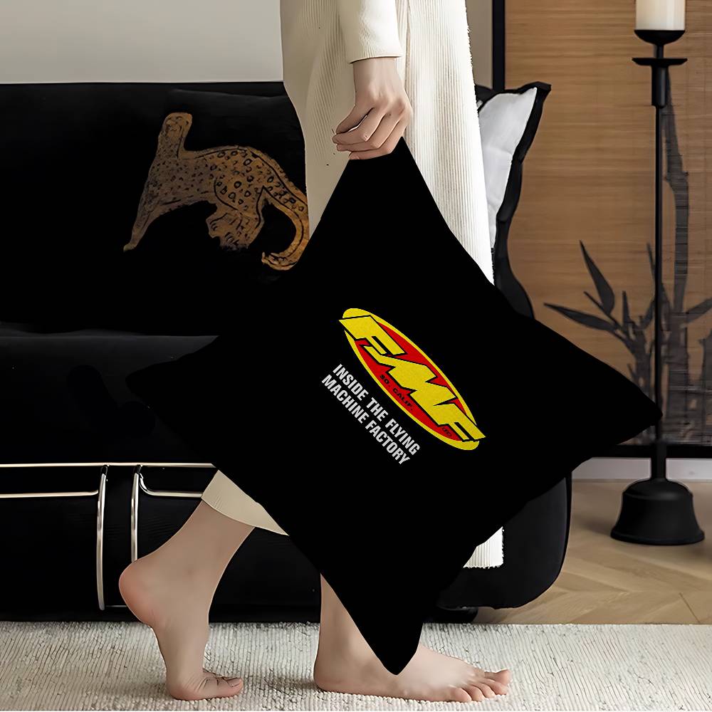 Fmf Racing Logo Personalized Pillow Cover Kids Bedroom Wild Party Decor Pillowcase Kid Birthday Shower Gift
