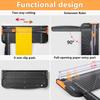 WORKLION Paper Lightweight Mini Paper Cuts with Ruler Cutter Trimmer, A4/A5 Compatible, Paper, Photos, Coupons, Labels, Cards, (Black)