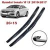 26"+18" Frameless Wipers for Hyundai Sonata YF LF, Optima TF JF, I40, K5, Azera HG, Cadenza VG