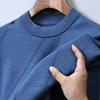 Hengyuanxiang Men's 100% Pure Wool Round Neck Sweater