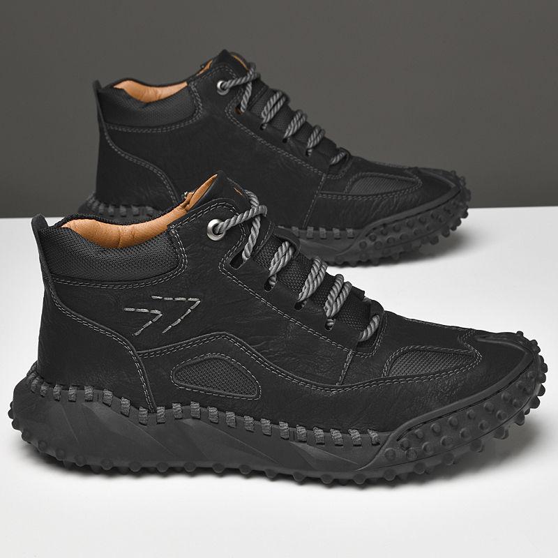 Męskie skórzane buty Martin Wysokie trampki