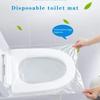 10Pcs New Waterproof Disposable Toilet Seat Cover Degradable Non-Slip Bathroom Paper Pad Portable Toilet Seat Mat Travel